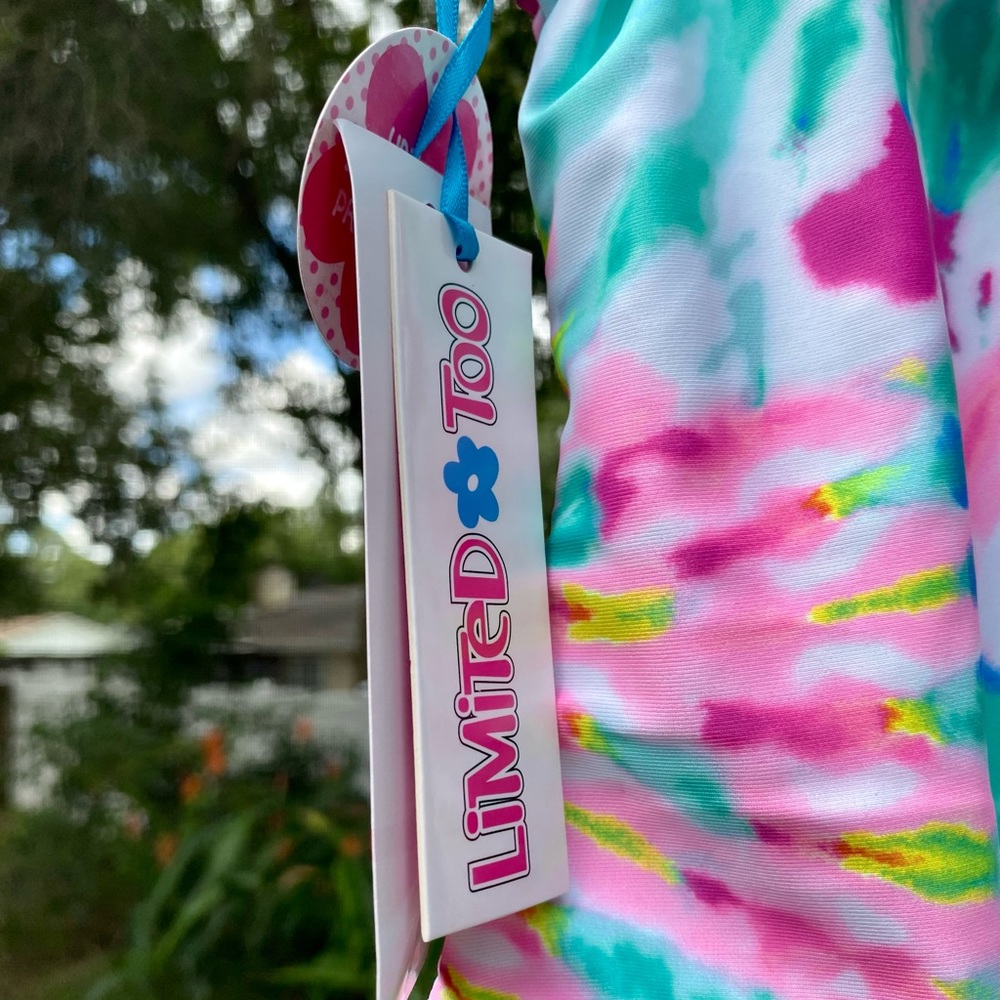 Limited Too toddler one piece tie dye bathing suit! NWT! - Picture 4 of 10